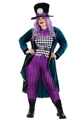 Plus Size Womens Panache Pride Mad Hatter Costume