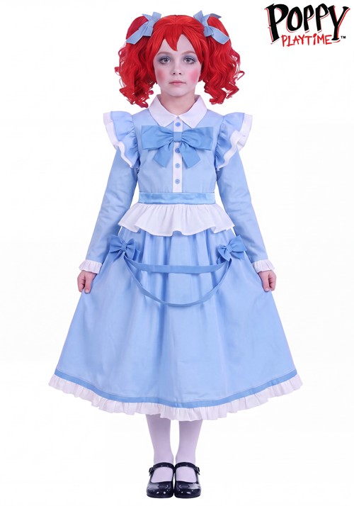 Girls Poppy Playtime Poppy Costume Dress