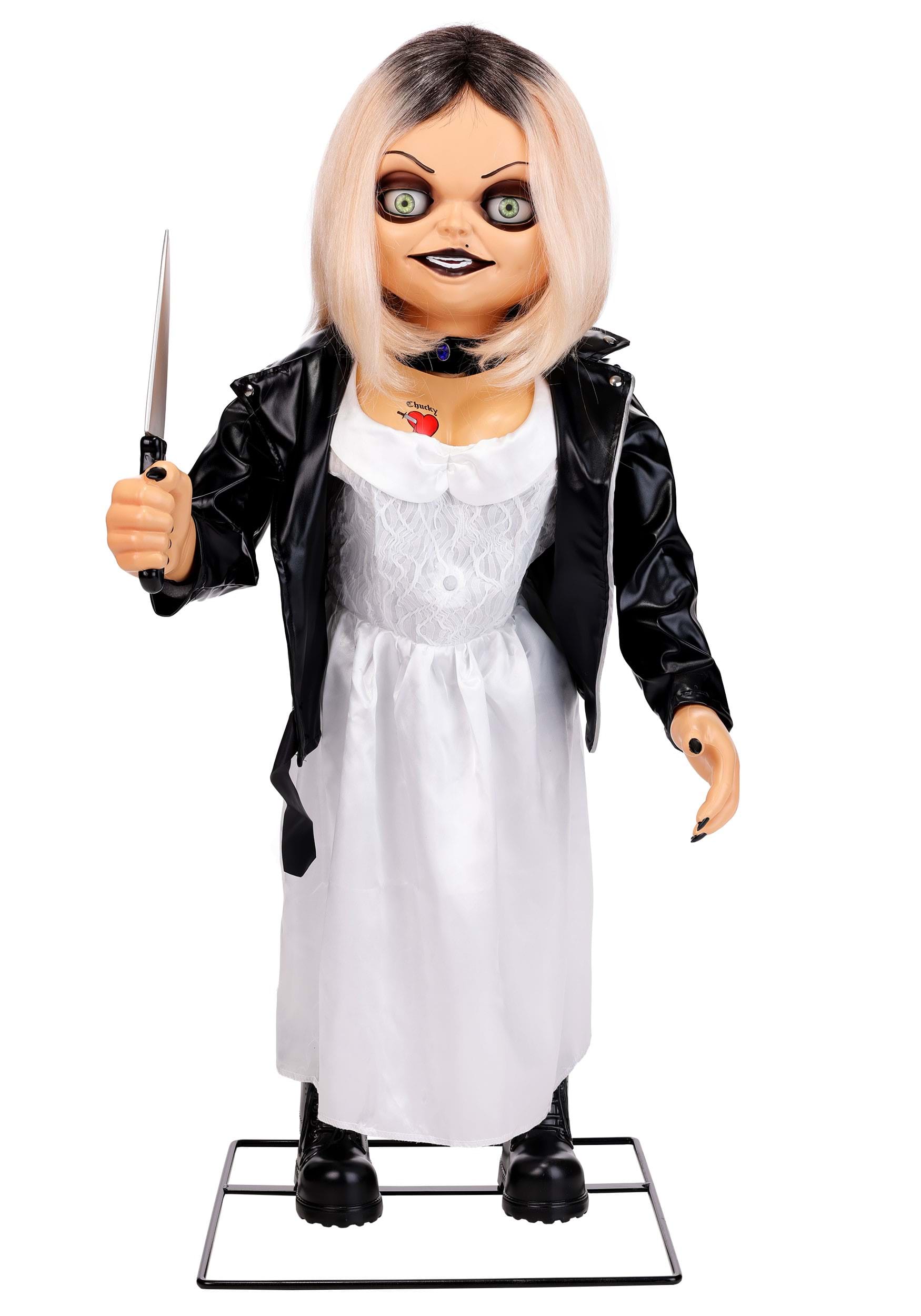 3.5FT Animated Universal Tiffany Valentine Decoration | Halloween Animatronics