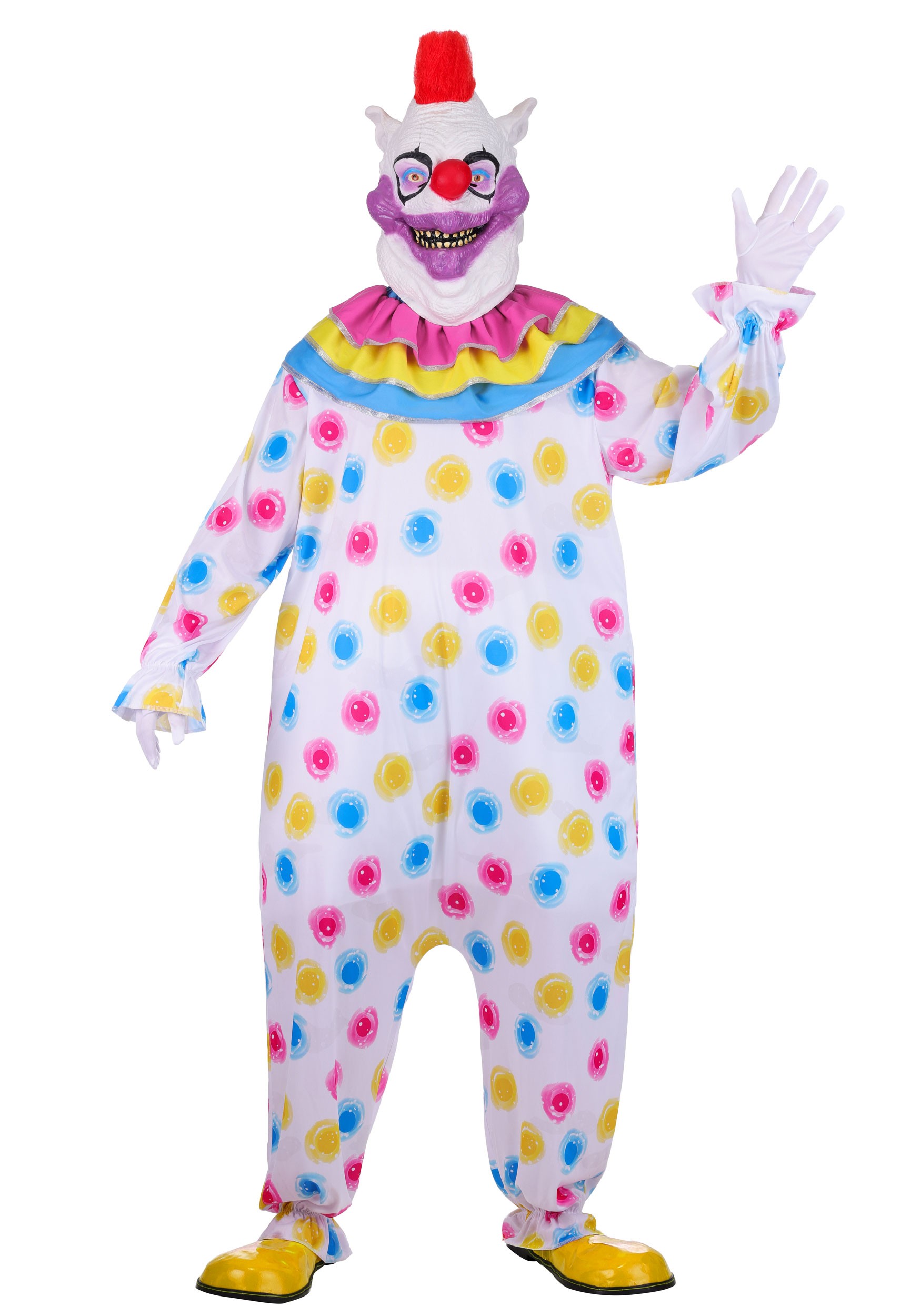 Plus Size Killer Klowns from Outer Space Deluxe Fatso Costume for Men | Movie Costumes