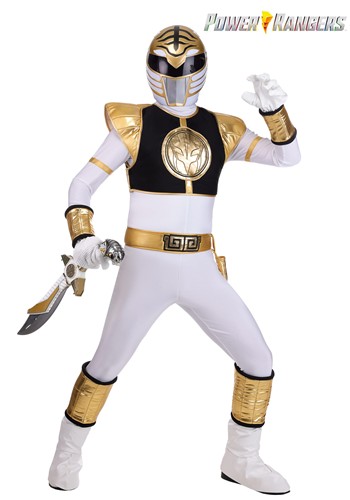 Premium Adult Power Rangers White Ranger Costume