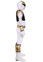 Premium Adult Power Rangers White Ranger Costume Alt 4