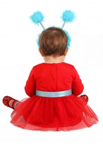 Girls Dr Seuss Thing 1 2 Infant Costume Alt 1