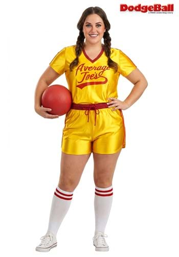 Womens Plus Size Dodgeball Average Joe's Costume