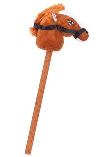 Kids Cowboy Brown Hobby Horse Toy