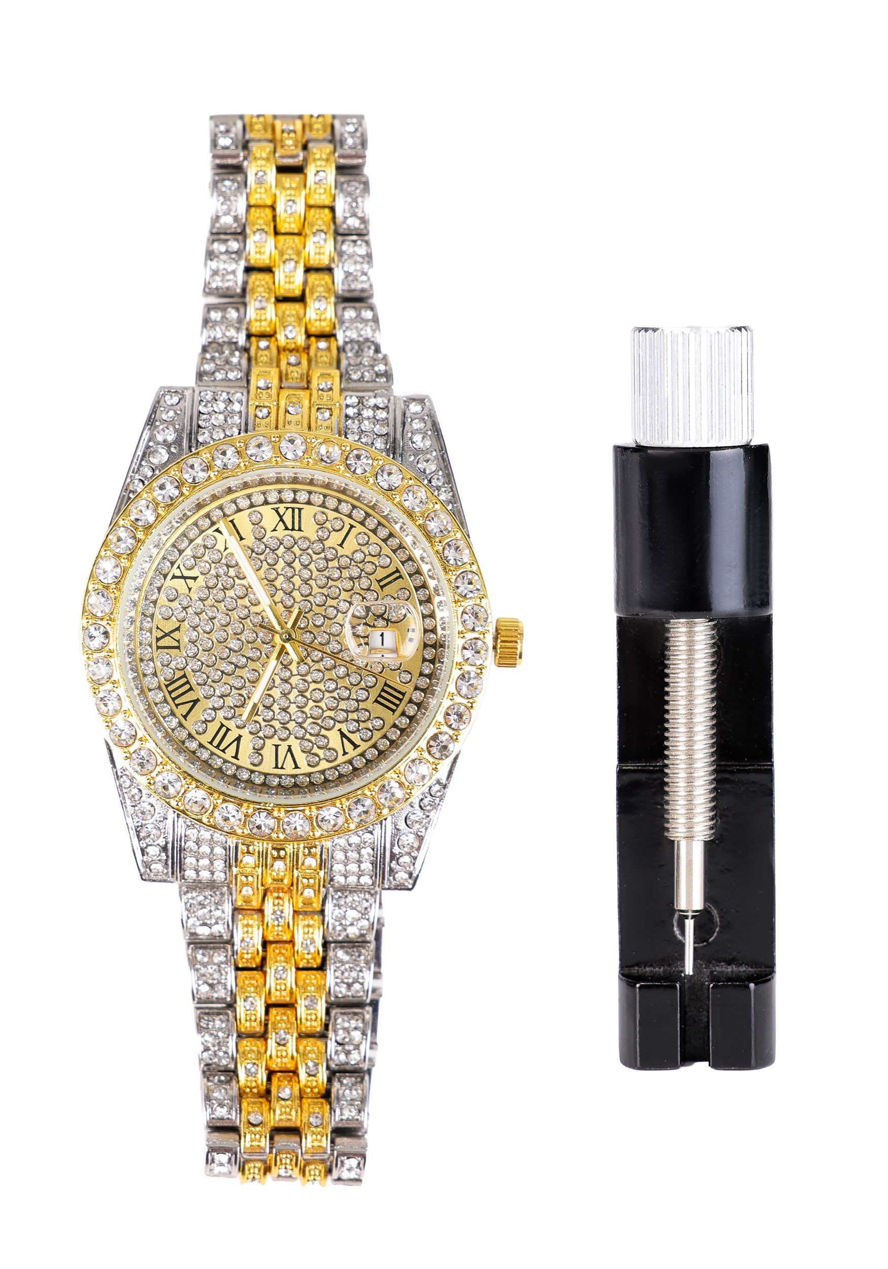 Golden Bling Costume Accessory Watch | Halloween Accessories