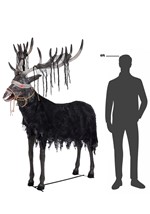7FT The Sinister Stag Animated Decoration Alt 10