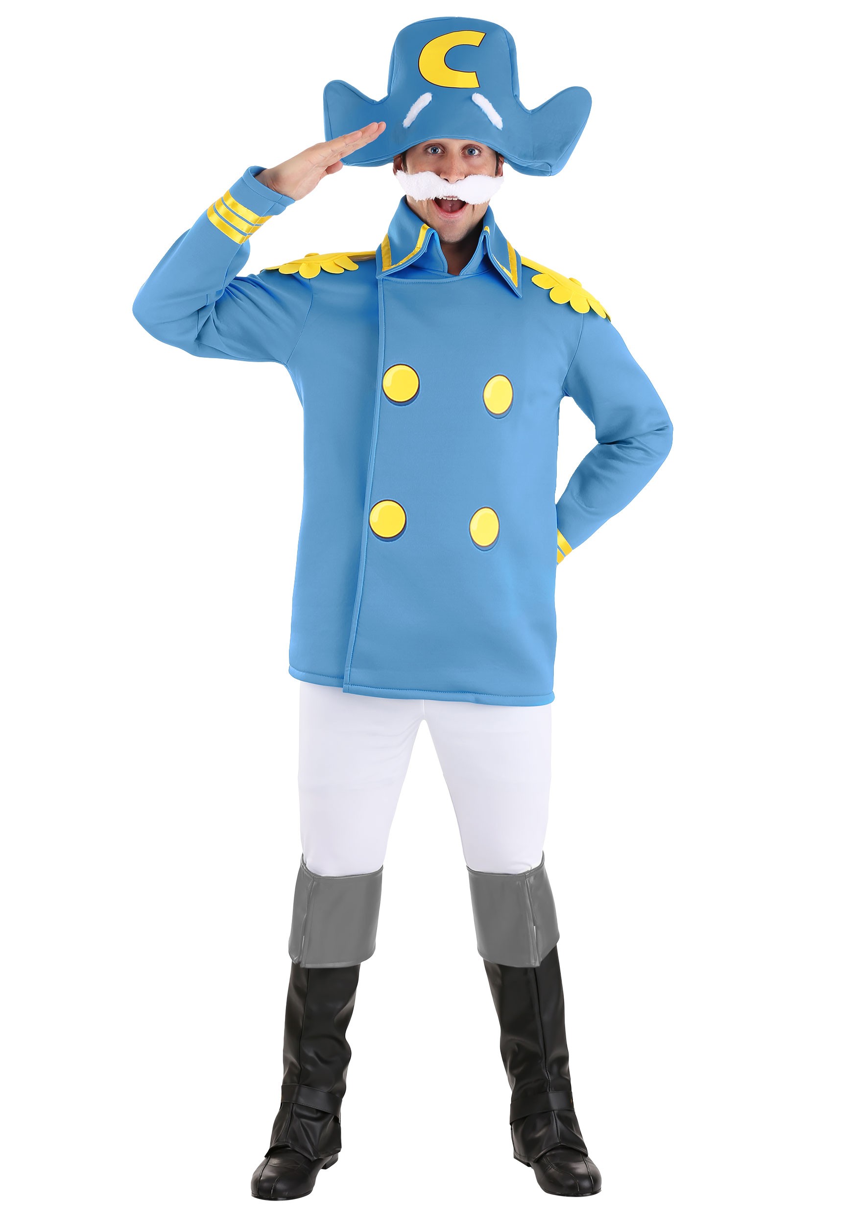 Plus Size Cartoonish Captain Costume for Men | Cereal Costumes