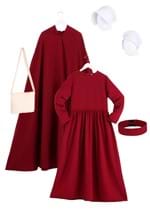 Plus Size Deluxe Red Cloak Costume Alt 1