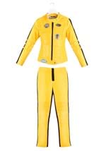Women's Yellow Leather Ninja Assassin Costume Alt 7