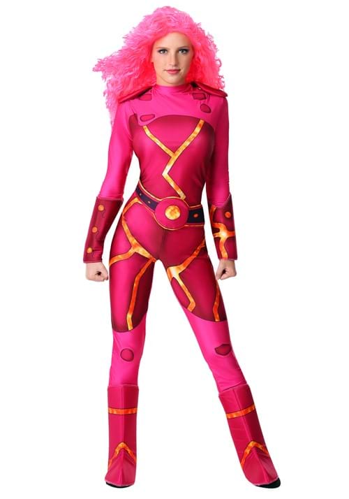 Womens Fiery Superhero Costume