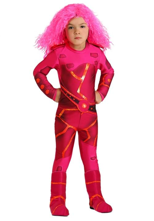Toddler Girls Fiery Superhero Costume