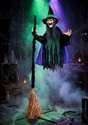 Hovering Hortense Animatronic Witch Decoration