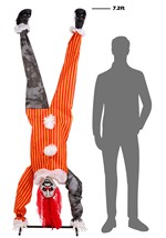 7.2 ft. Upsie-Davey the Handstanding Clown Animated Decorati