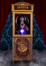 Sabrina the Fortune Teller Animatronic Decoration