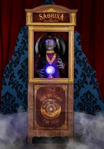 6.1 ft. Sabrina the Fortune Teller Animatronic Decoration Al