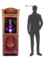 6.1 ft. Sabrina the Fortune Teller Animatronic Decoration Al