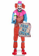 6 ft. Sweet Treat Saul the Ice Cream Clown Animatr Alt 5